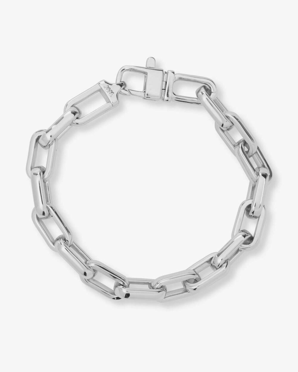 NEW MELINDA MARIA women's lil frankie chain bracelet in silver